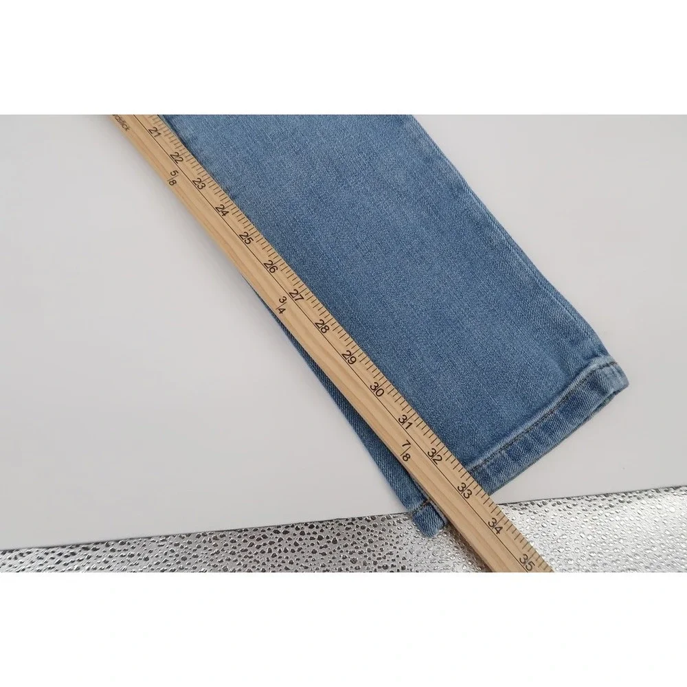 Buck‎ Mason Jeans 31 Slim Denim Blue Light Wash Fade 31x33 Made in USA BM12004